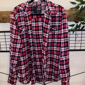 Blue crown red flannel